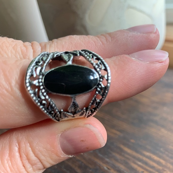 ✨NWT✨Large Tourmaline Sterling Silver Ring - Picture 3 of 4